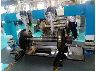 鐵路貨車輪軸/輪輞多通道 超聲波自動一體探傷機