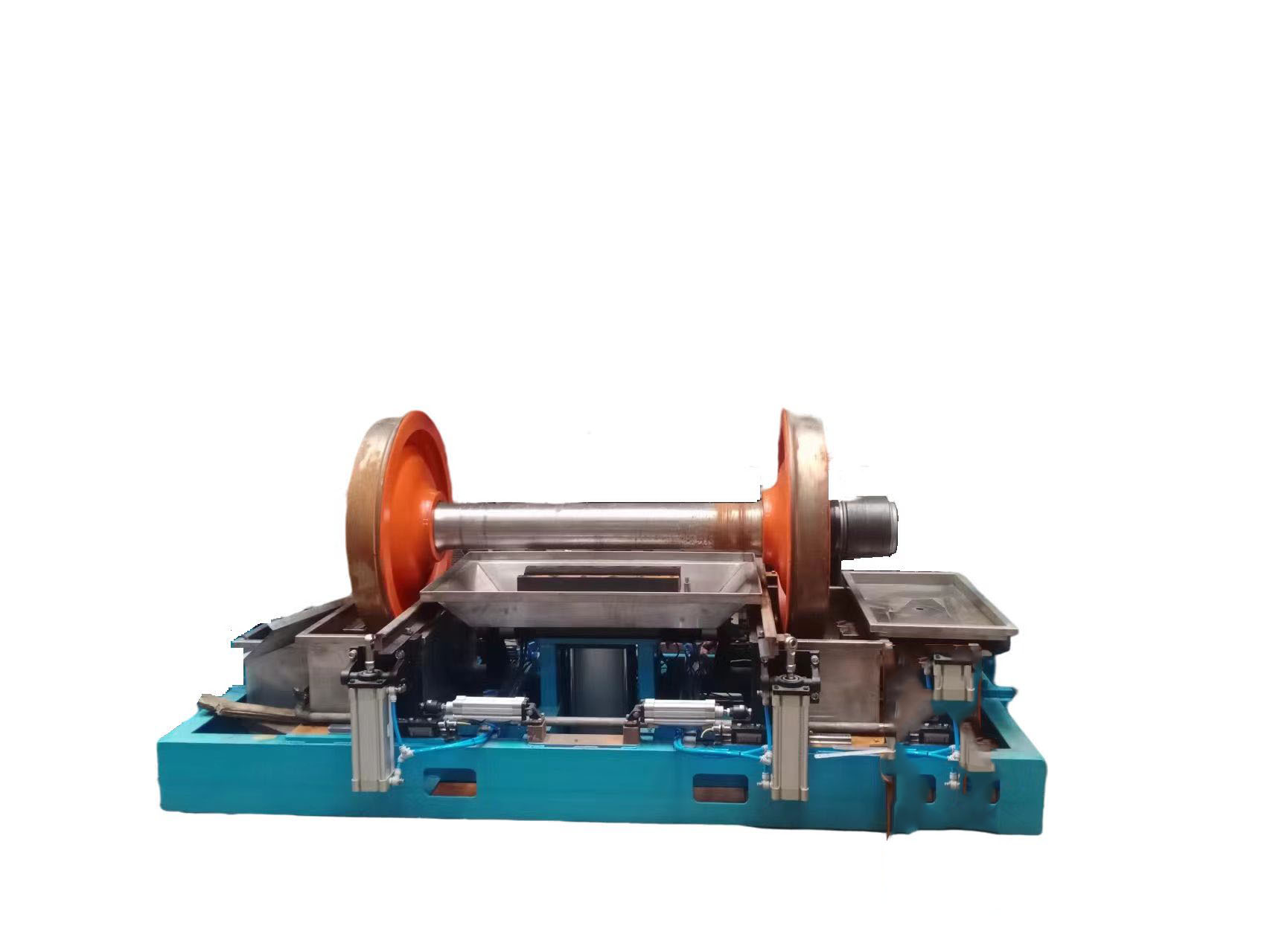 鐵路車輛輪軸超聲波相控陣自動探傷機的制作方法